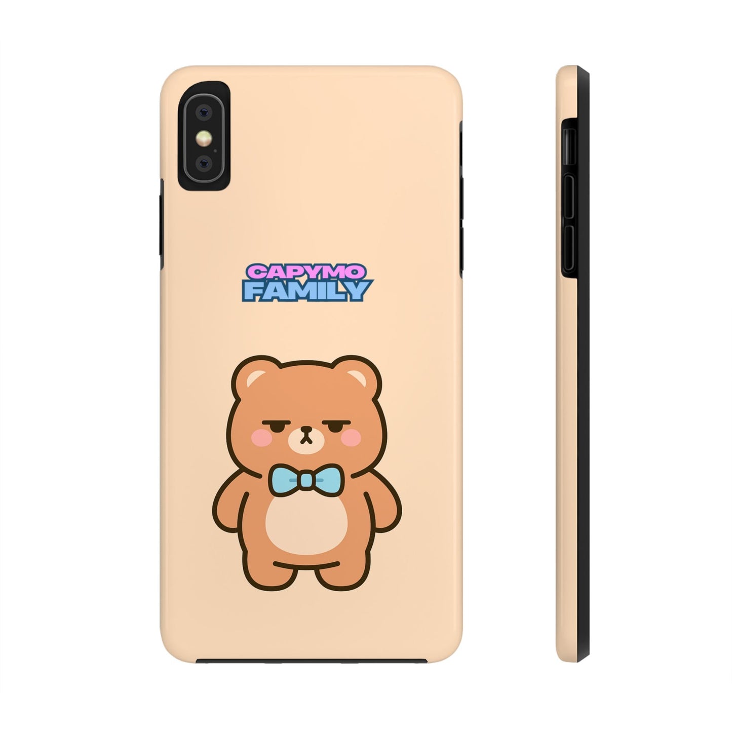 Capymo Family Cute Cartoon Bear Tough Phone Case –"Bobo" The Bear Phone Case - Capymo Family