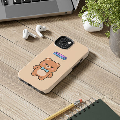 Capymo Family Cute Cartoon Bear Tough Phone Case –"Bobo" The Bear Phone Case - Capymo Family