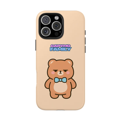 Capymo Family Cute Cartoon Bear Tough Phone Case –"Bobo" The Bear Phone Case - Capymo Family
