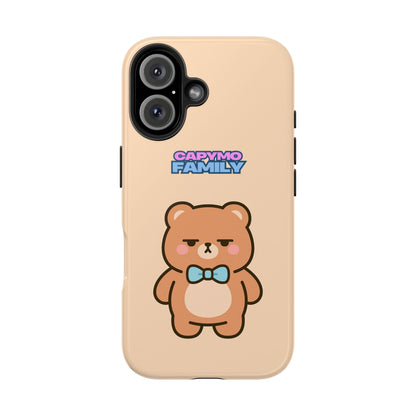 Capymo Family Cute Cartoon Bear Tough Phone Case –"Bobo" The Bear Phone Case - Capymo Family