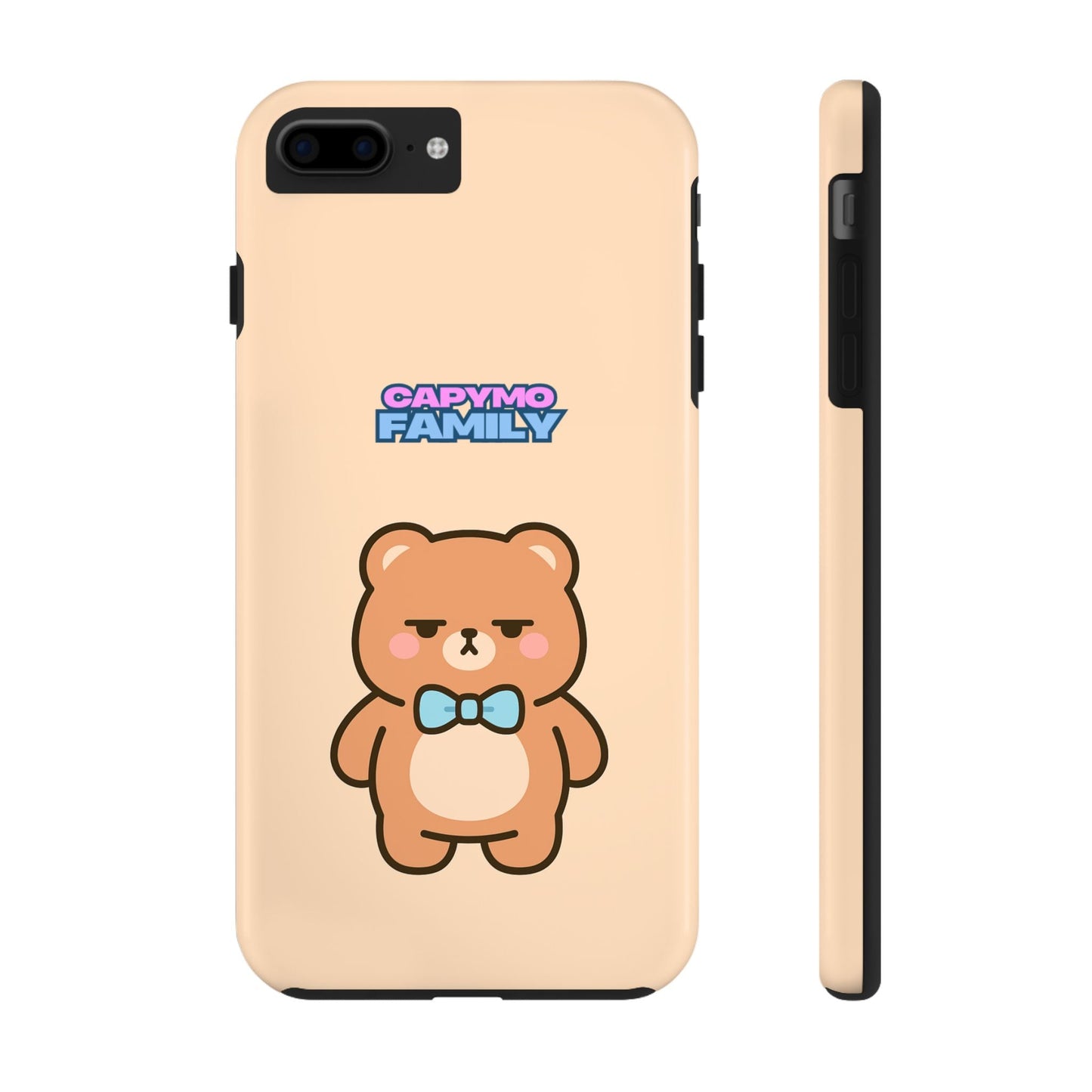 Capymo Family Cute Cartoon Bear Tough Phone Case –"Bobo" The Bear Phone Case - Capymo Family