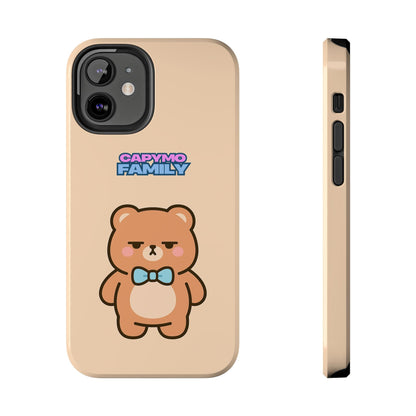 Capymo Family Cute Cartoon Bear Tough Phone Case –"Bobo" The Bear Phone Case - Capymo Family