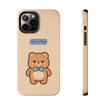 Capymo Family Cute Cartoon Bear Tough Phone Case –"Bobo" The Bear Phone Case - Capymo Family
