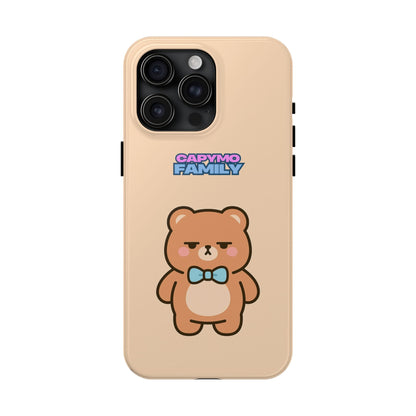 Capymo Family Cute Cartoon Bear Tough Phone Case –"Bobo" The Bear Phone Case - Capymo Family