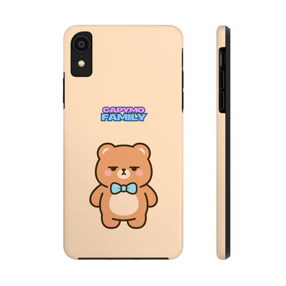 Capymo Family Cute Cartoon Bear Tough Phone Case –"Bobo" The Bear Phone Case - Capymo Family