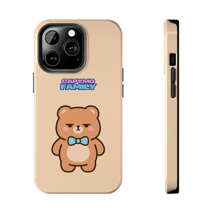 Capymo Family Cute Cartoon Bear Tough Phone Case –"Bobo" The Bear Phone Case - Capymo Family