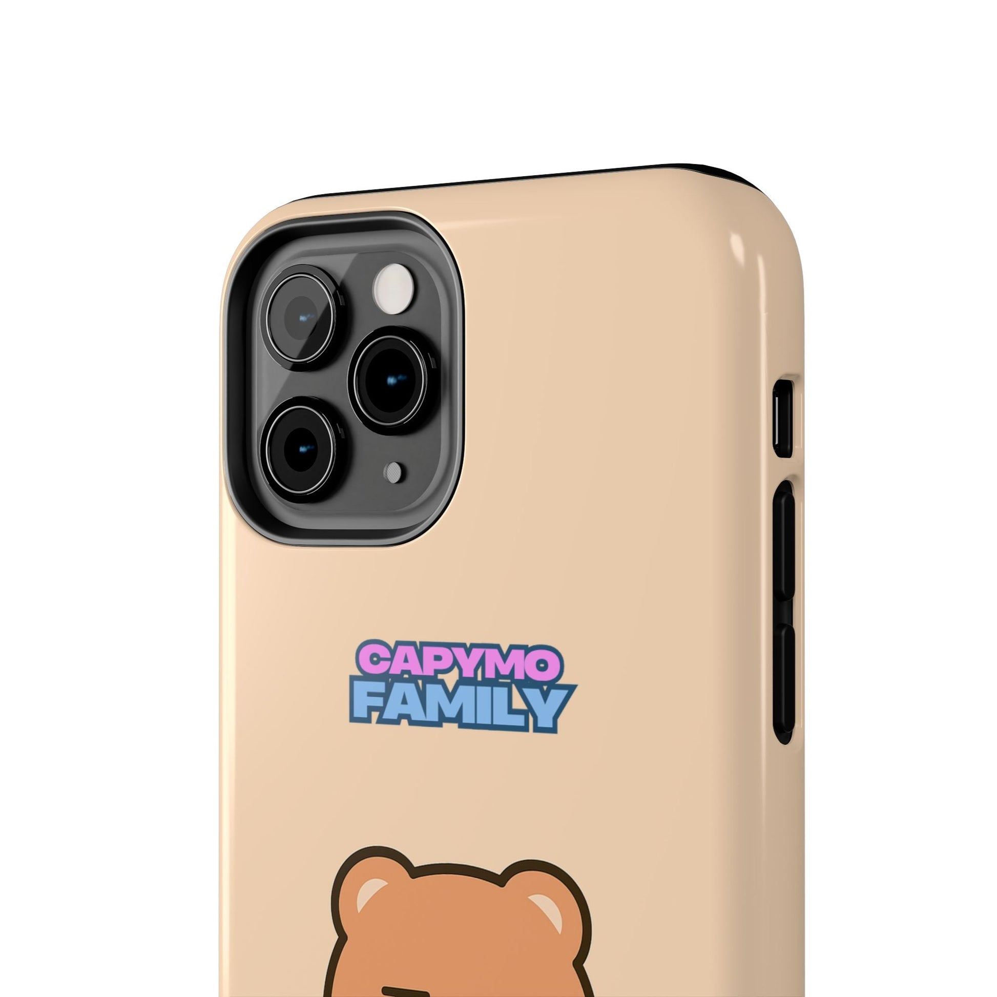 Capymo Family Cute Cartoon Bear Tough Phone Case –"Bobo" The Bear Phone Case - Capymo Family