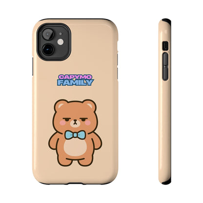 Capymo Family Cute Cartoon Bear Tough Phone Case –"Bobo" The Bear Phone Case - Capymo Family