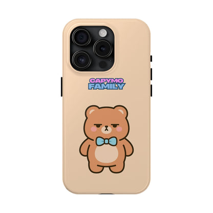 Capymo Family Cute Cartoon Bear Tough Phone Case –"Bobo" The Bear Phone Case - Capymo Family