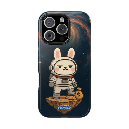 Capymo Family Cute Cartoon Bunny Tough Phone Case –Cute Astronaut Bunny "Toto" Phone Case - Capymo Family