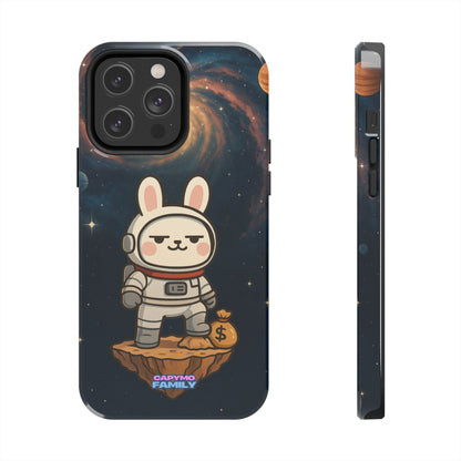 Capymo Family Cute Cartoon Bunny Tough Phone Case –Cute Astronaut Bunny "Toto" Phone Case - Capymo Family