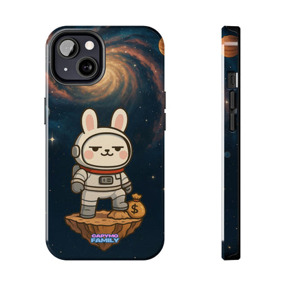 Capymo Family Cute Cartoon Bunny Tough Phone Case –Cute Astronaut Bunny "Toto" Phone Case - Capymo Family