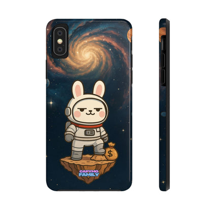 Capymo Family Cute Cartoon Bunny Tough Phone Case –Cute Astronaut Bunny "Toto" Phone Case - Capymo Family
