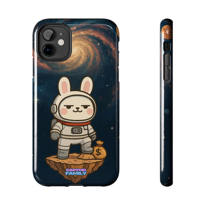 Capymo Family Cute Cartoon Bunny Tough Phone Case –Cute Astronaut Bunny "Toto" Phone Case - Capymo Family