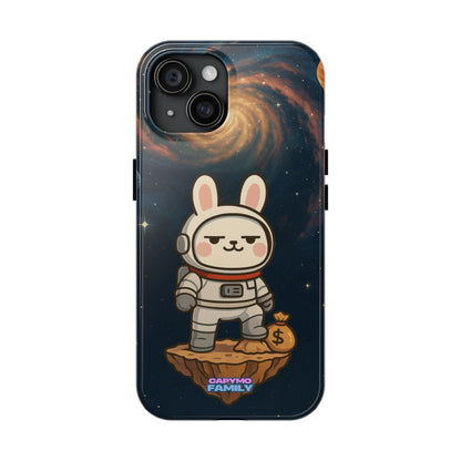 Capymo Family Cute Cartoon Bunny Tough Phone Case –Cute Astronaut Bunny "Toto" Phone Case - Capymo Family