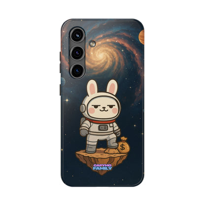 Capymo Family Cute Cartoon Bunny Tough Phone Case –Cute Astronaut Bunny "Toto" Phone Case - Capymo Family