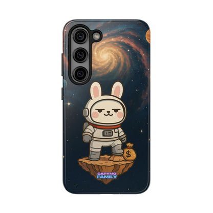 Capymo Family Cute Cartoon Bunny Tough Phone Case –Cute Astronaut Bunny "Toto" Phone Case - Capymo Family