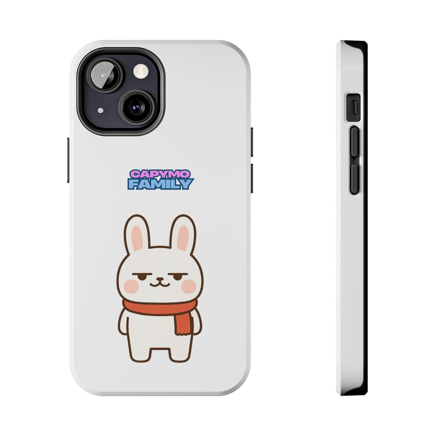Capymo Family Cute Cartoon Bunny Tough Phone Case –"Toto" The Bunny Phone Case - Capymo Family