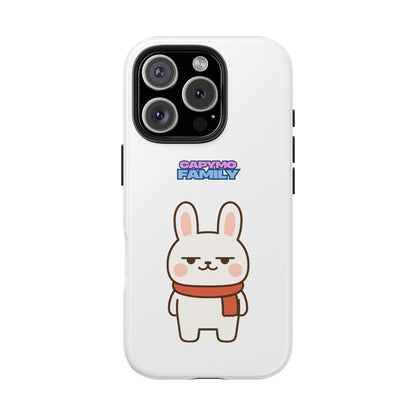 Capymo Family Cute Cartoon Bunny Tough Phone Case –"Toto" The Bunny Phone Case - Capymo Family