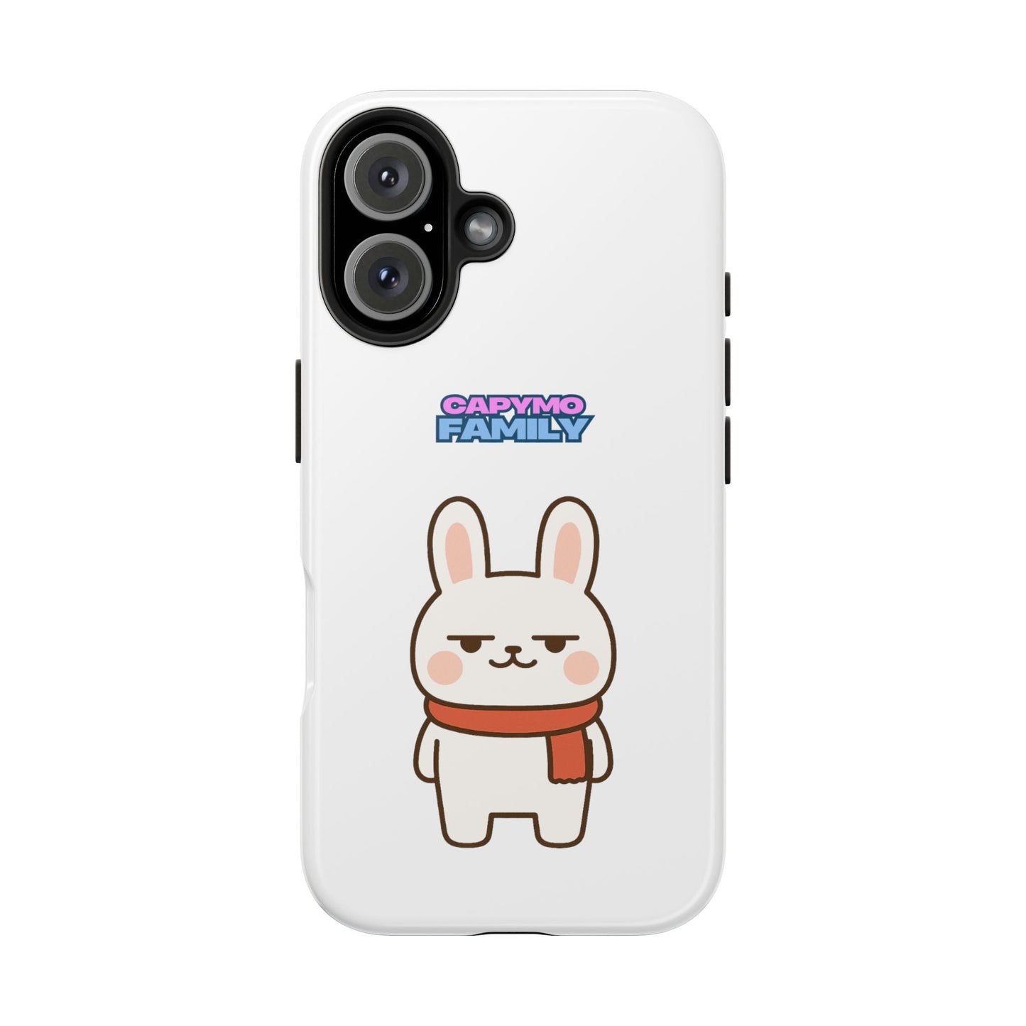 Capymo Family Cute Cartoon Bunny Tough Phone Case –"Toto" The Bunny Phone Case - Capymo Family