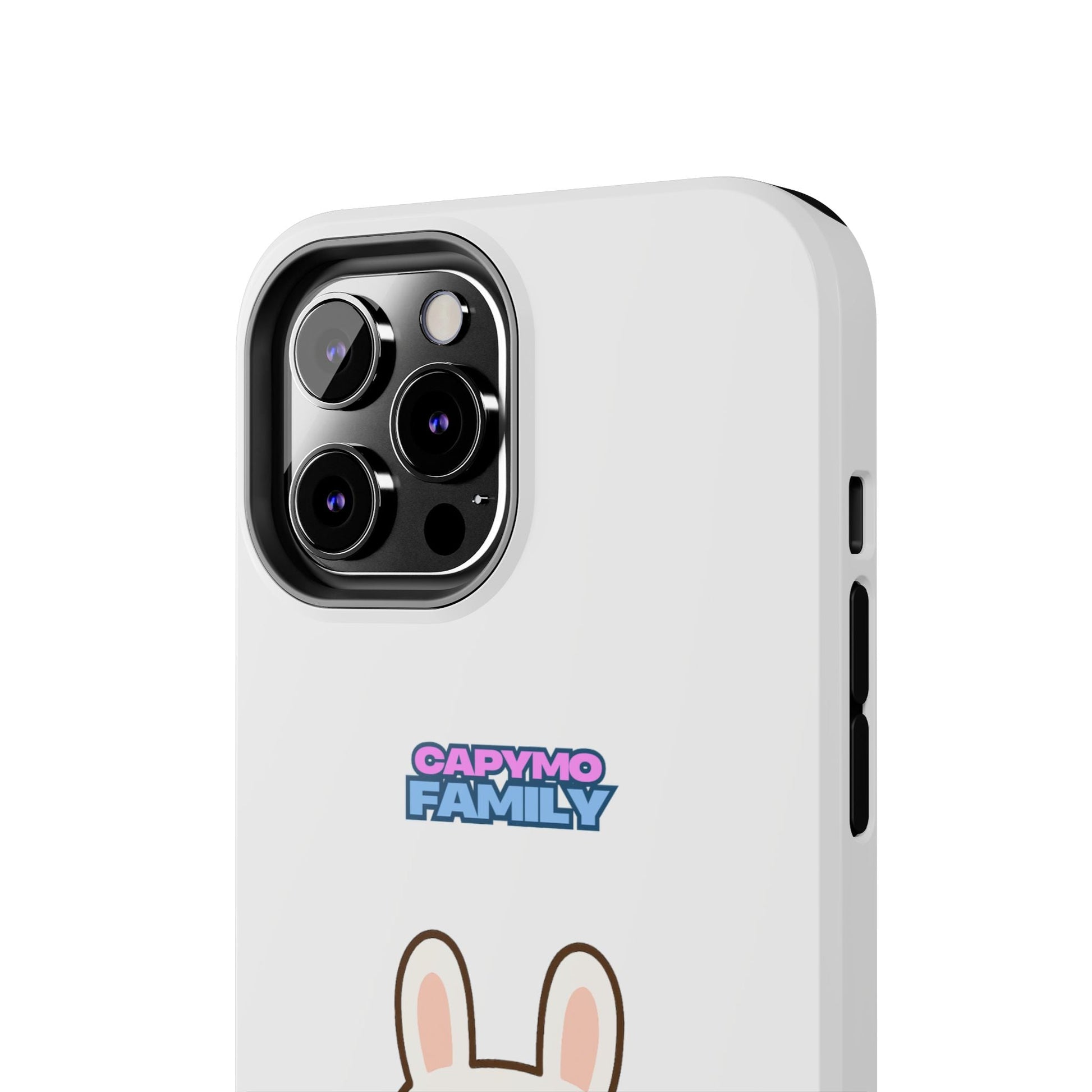 Capymo Family Cute Cartoon Bunny Tough Phone Case –"Toto" The Bunny Phone Case - Capymo Family