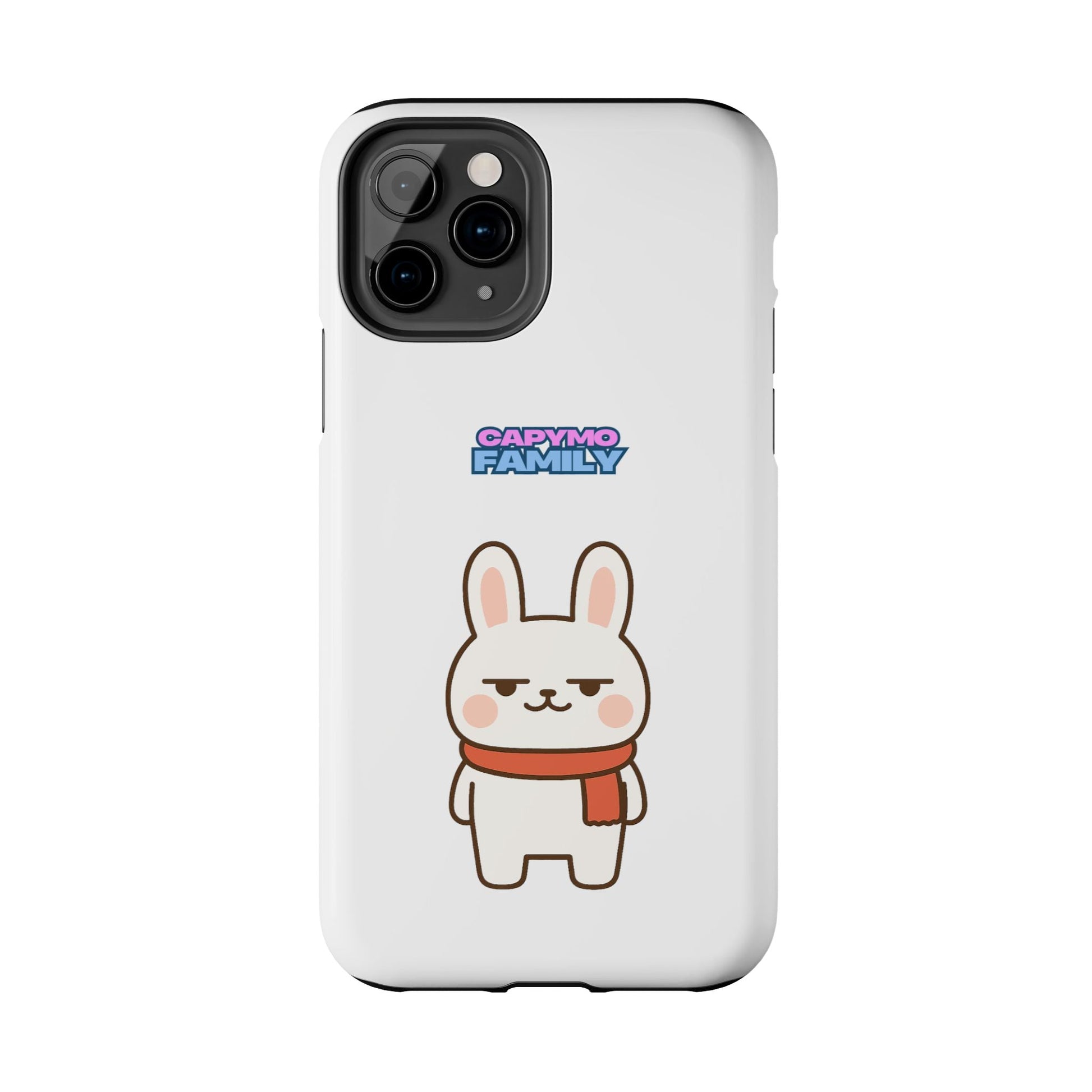 Capymo Family Cute Cartoon Bunny Tough Phone Case –"Toto" The Bunny Phone Case - Capymo Family