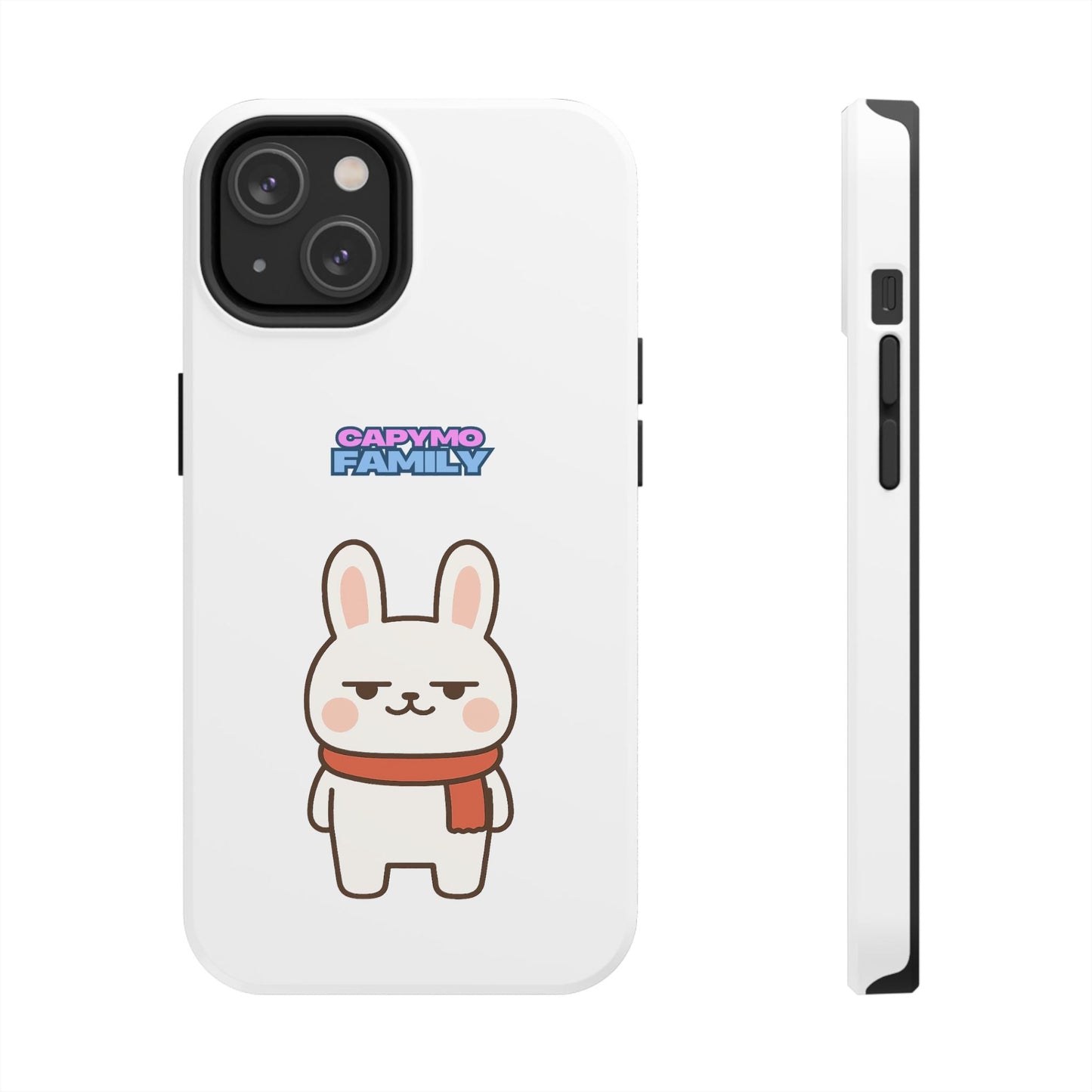 Capymo Family Cute Cartoon Bunny Tough Phone Case –"Toto" The Bunny Phone Case - Capymo Family