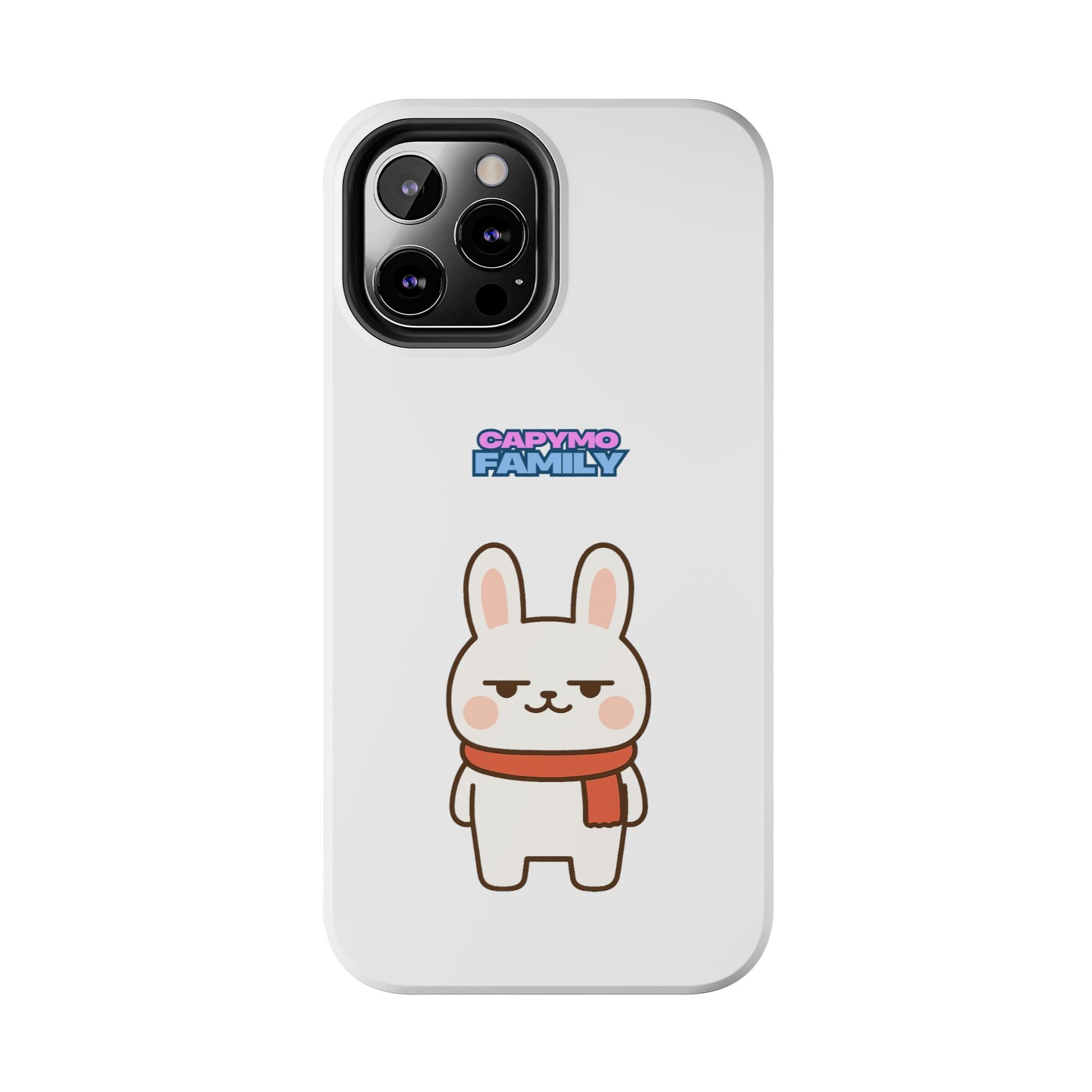 Capymo Family Cute Cartoon Bunny Tough Phone Case –"Toto" The Bunny Phone Case - Capymo Family