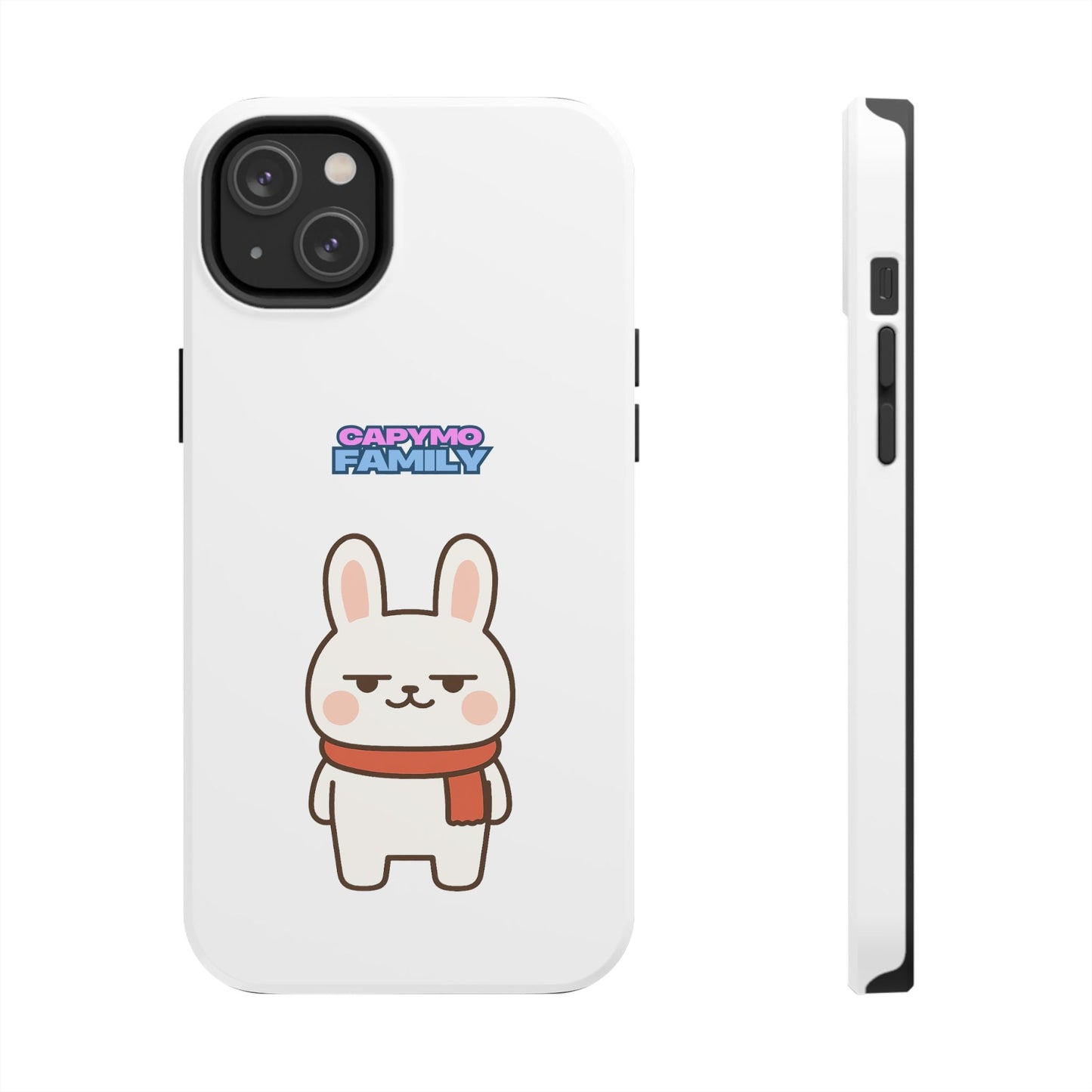 Capymo Family Cute Cartoon Bunny Tough Phone Case –"Toto" The Bunny Phone Case - Capymo Family
