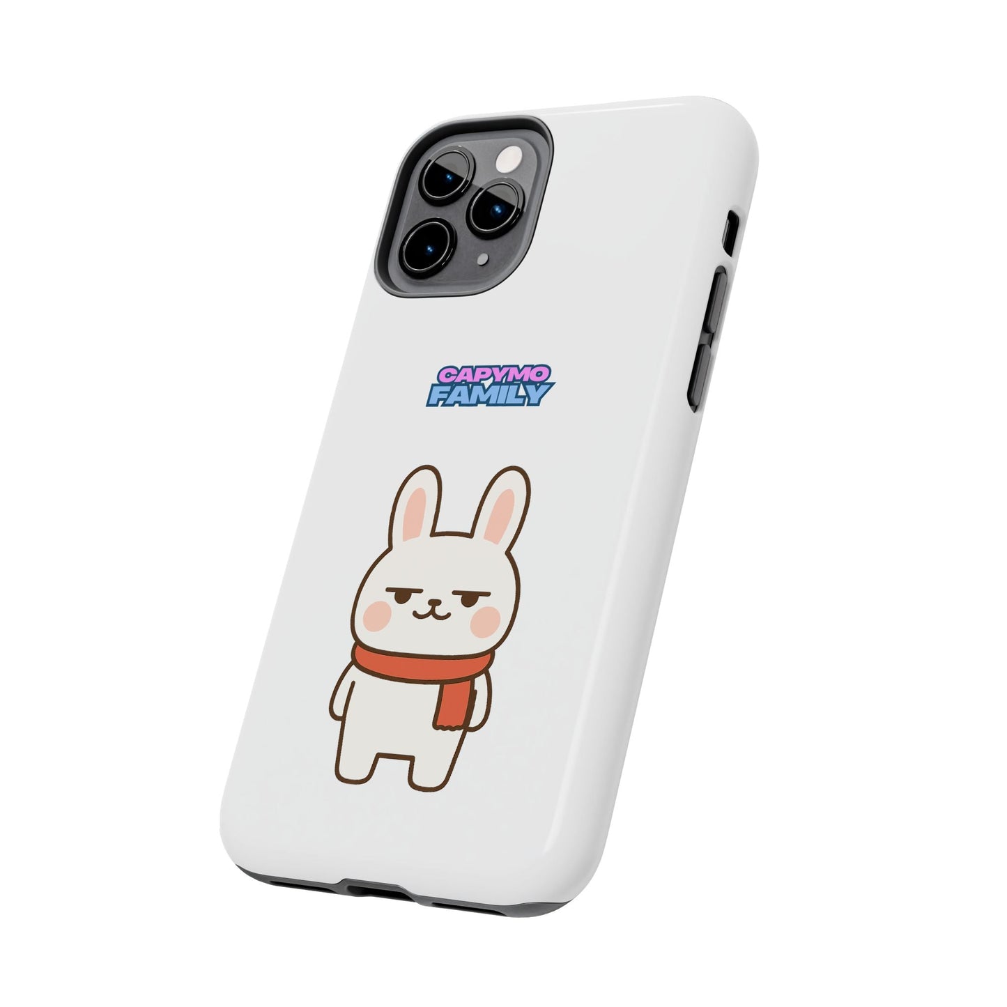 Capymo Family Cute Cartoon Bunny Tough Phone Case –"Toto" The Bunny Phone Case - Capymo Family