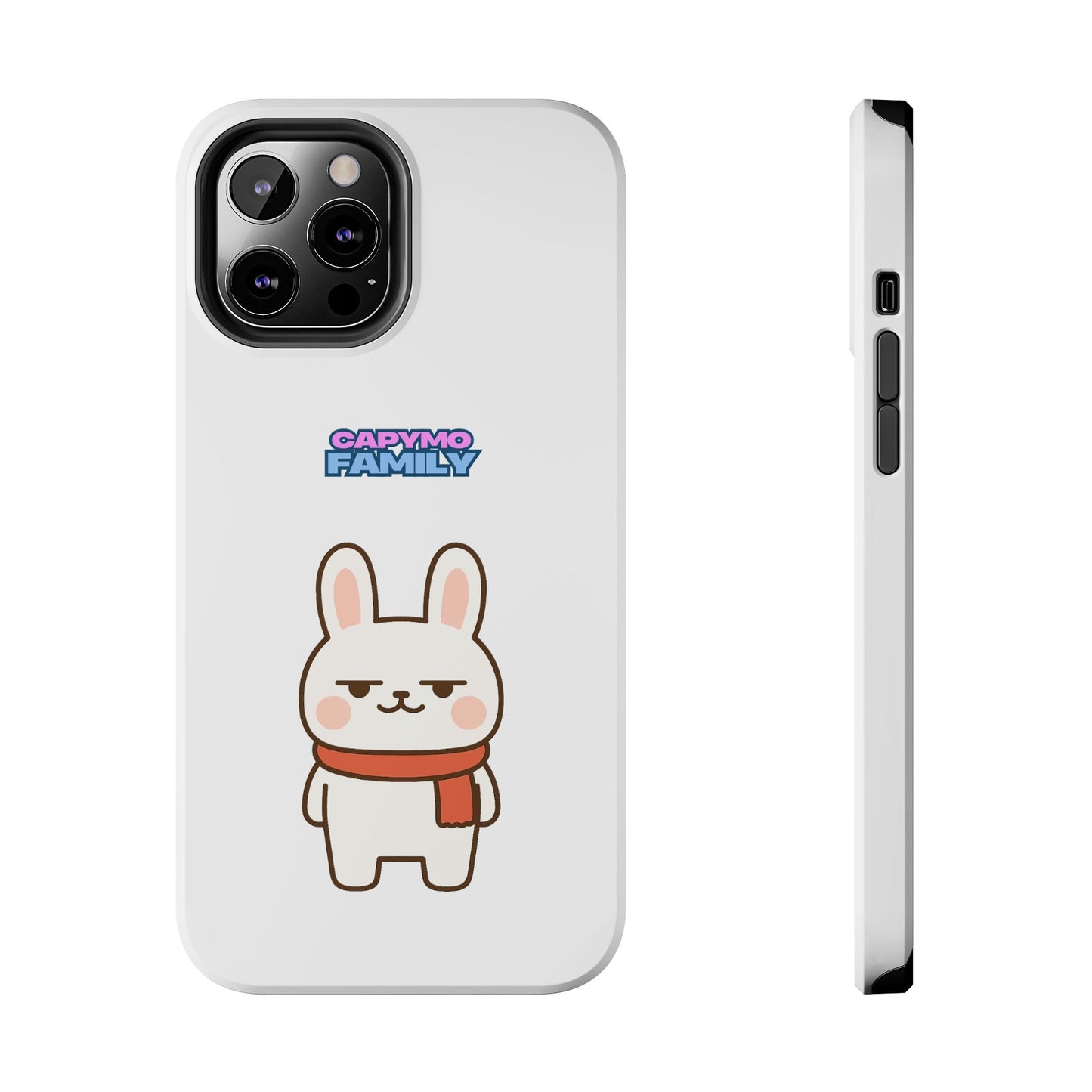 Capymo Family Cute Cartoon Bunny Tough Phone Case –"Toto" The Bunny Phone Case - Capymo Family