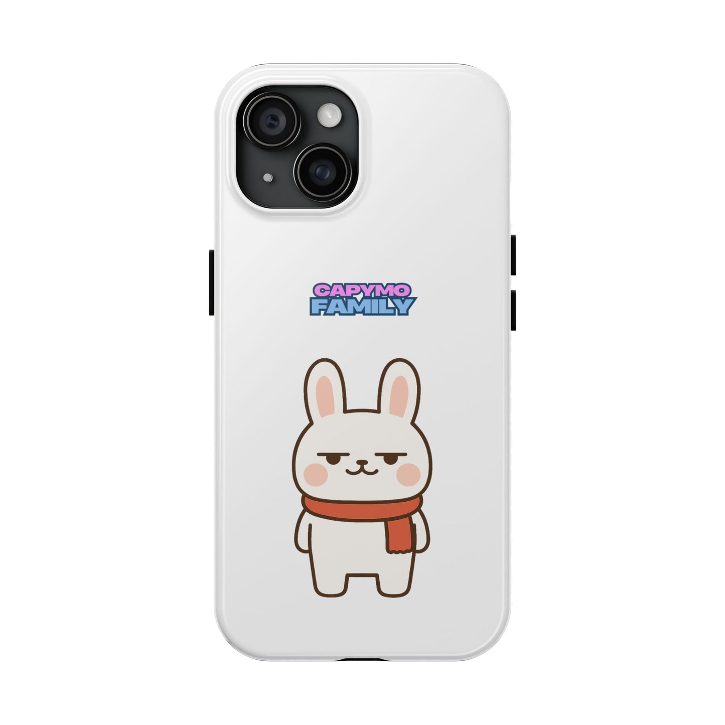 Capymo Family Cute Cartoon Bunny Tough Phone Case –"Toto" The Bunny Phone Case - Capymo Family