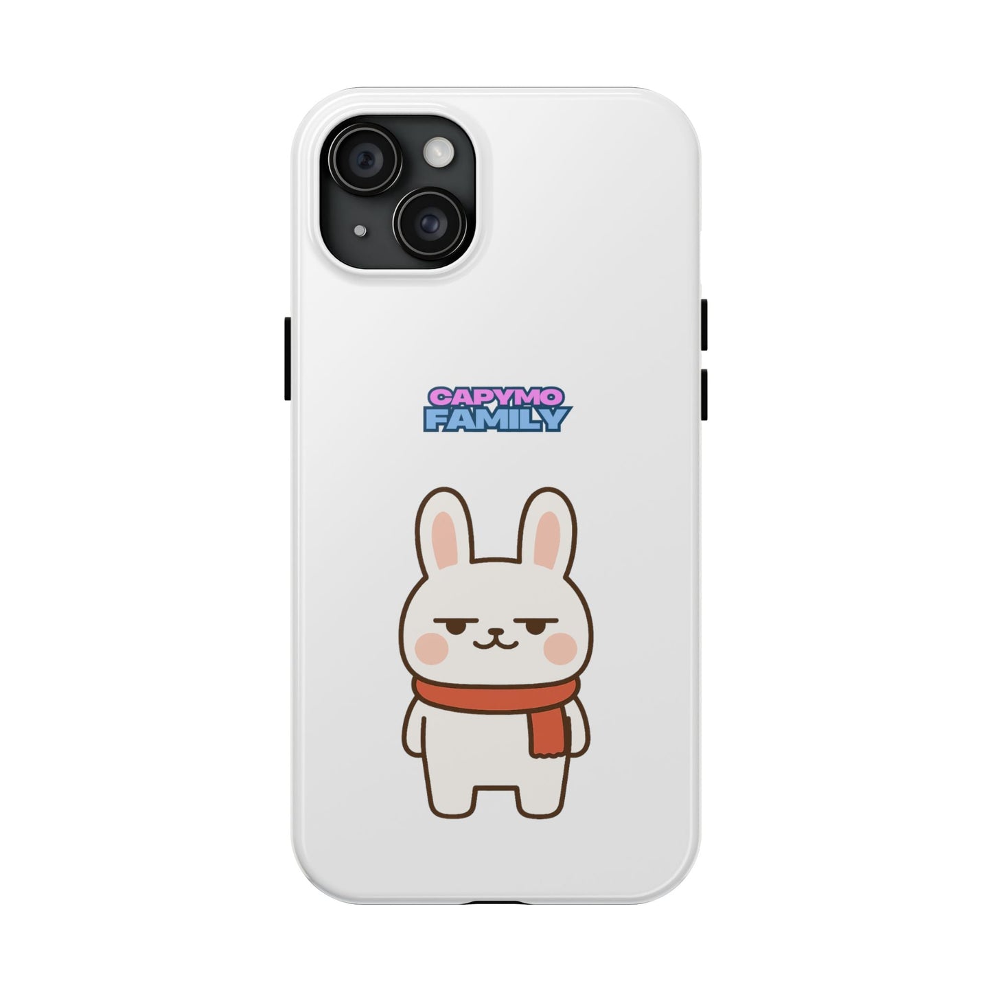 Capymo Family Cute Cartoon Bunny Tough Phone Case –"Toto" The Bunny Phone Case - Capymo Family