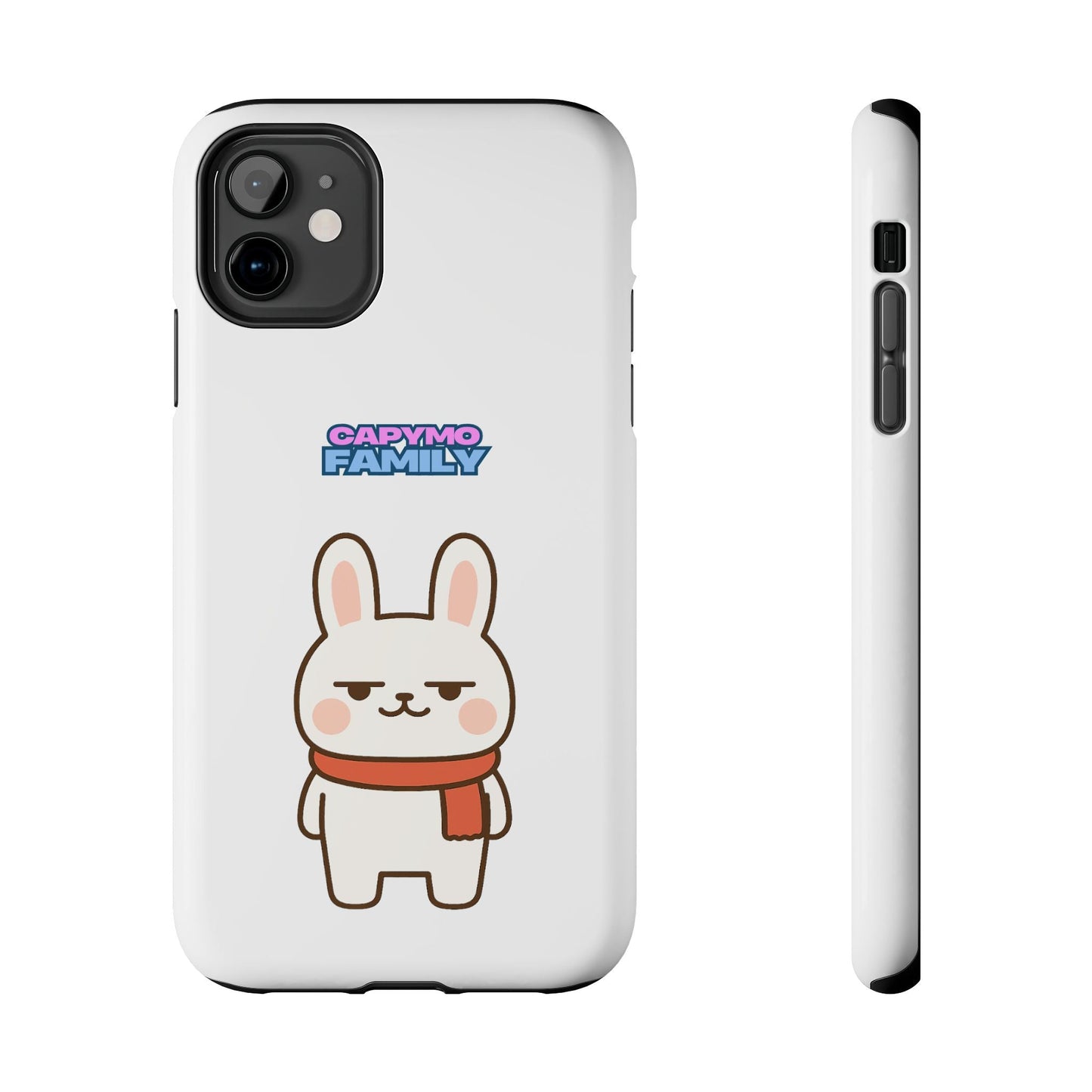 Capymo Family Cute Cartoon Bunny Tough Phone Case –"Toto" The Bunny Phone Case - Capymo Family