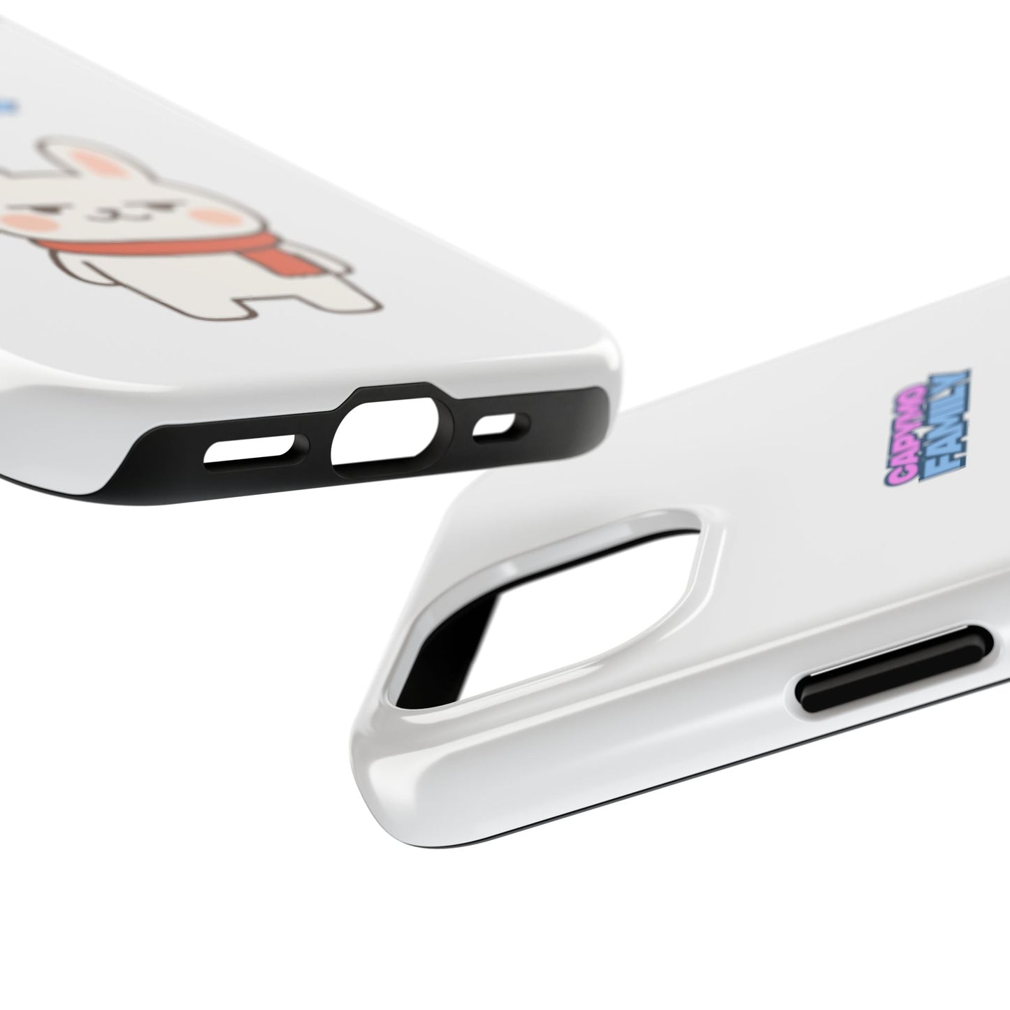 Capymo Family Cute Cartoon Bunny Tough Phone Case –"Toto" The Bunny Phone Case - Capymo Family