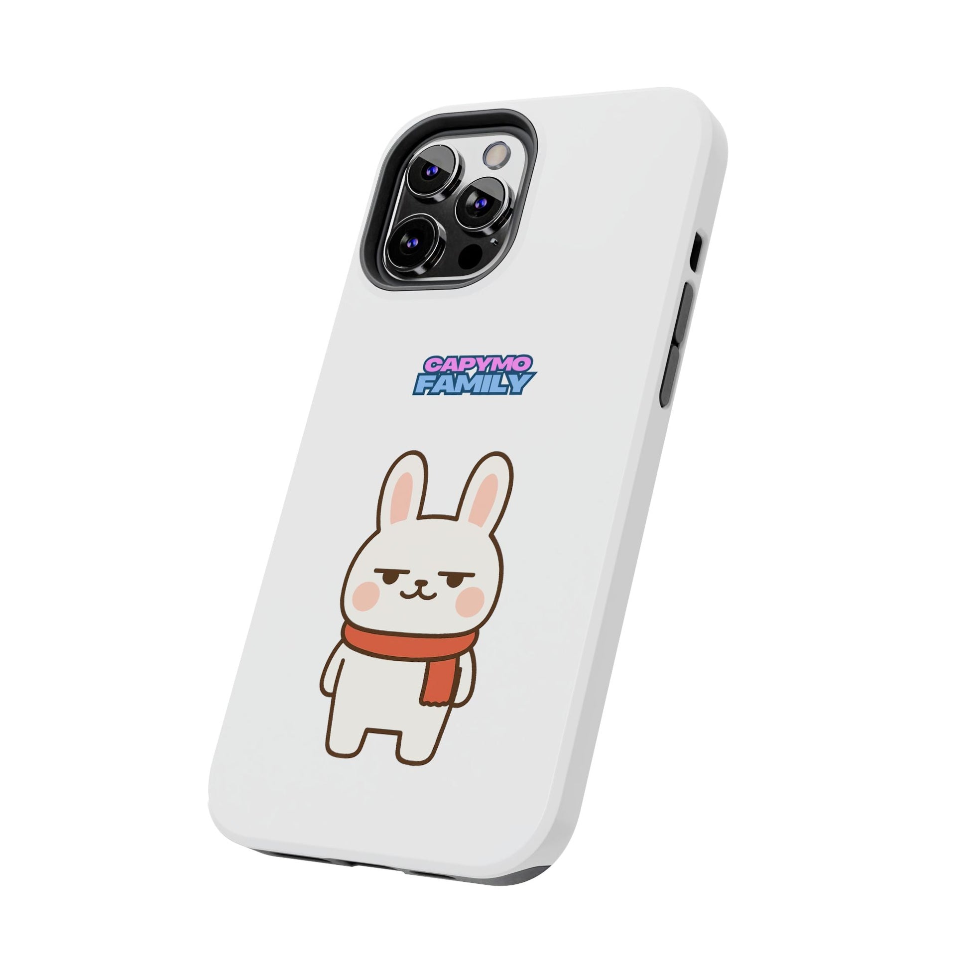 Capymo Family Cute Cartoon Bunny Tough Phone Case –"Toto" The Bunny Phone Case - Capymo Family