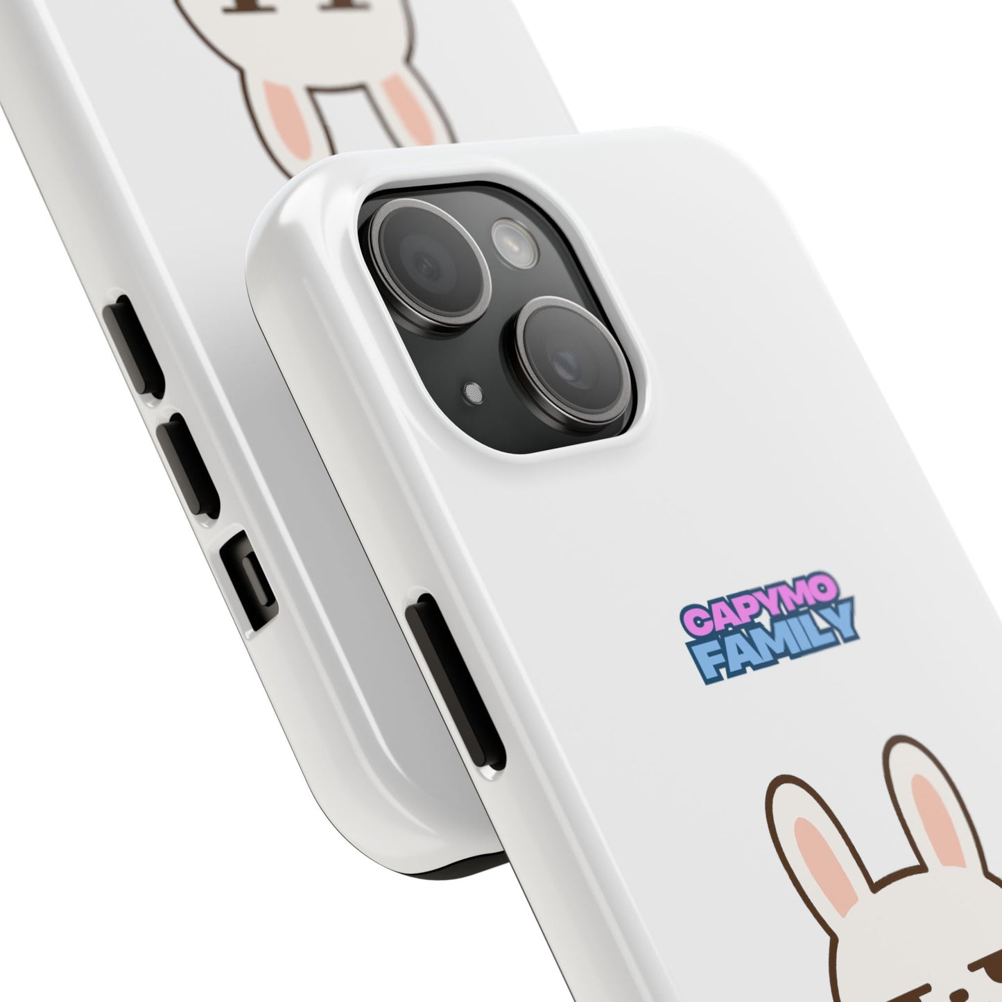 Capymo Family Cute Cartoon Bunny Tough Phone Case –"Toto" The Bunny Phone Case - Capymo Family