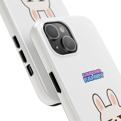 Capymo Family Cute Cartoon Bunny Tough Phone Case –"Toto" The Bunny Phone Case - Capymo Family