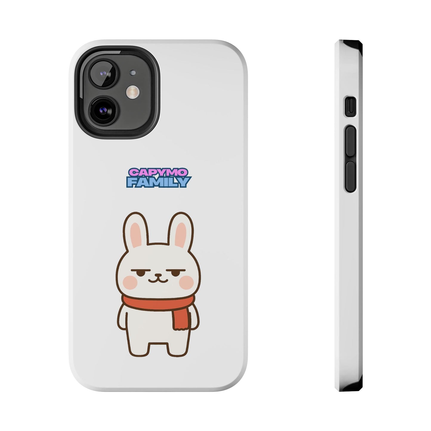 Capymo Family Cute Cartoon Bunny Tough Phone Case –"Toto" The Bunny Phone Case - Capymo Family