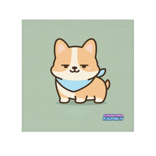 Capymo Family Cute Corgi Face Towel | Adorable Pet Gift, Bathroom Decor, Dog Lover's Gift, Kids Towel, Gift for Animal Lovers - Capymo Family