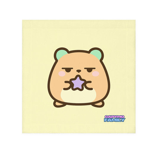 Capymo Family Cute Hamster Face Towel, Adorable Wash Cloth, Funny Gift for Animal Lovers, Kids Bathroom Decor, Cute Hamster Gift - Capymo Family