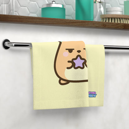 Capymo Family Cute Hamster Face Towel, Adorable Wash Cloth, Funny Gift for Animal Lovers, Kids Bathroom Decor, Cute Hamster Gift - Capymo Family