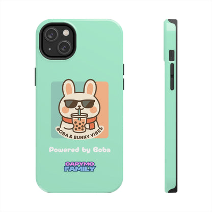 Capymo Family Kawaii Boba Bunny Phone Case – “Boba & Bunny Vibes” Powered by Boba Cute Cover - Capymo Family