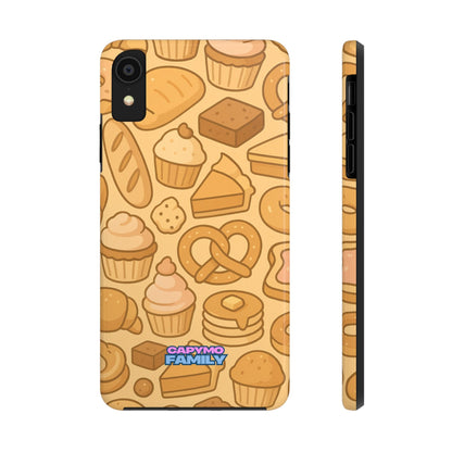 Capymo Family Kawaii Dessert Phone Case – Cute Aesthetic iPhone Cover with Pastry & Sweets Pattern - Capymo Family