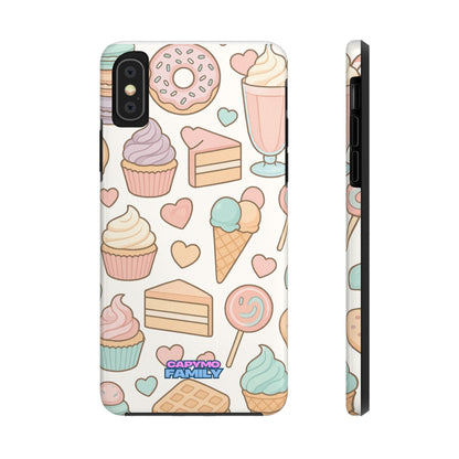 Capymo Family Kawaii Dessert Phone Case – “Sweet Tooth Collection” Ice Cream, Cake, and Candy Cute Pastel Design - Capymo Family