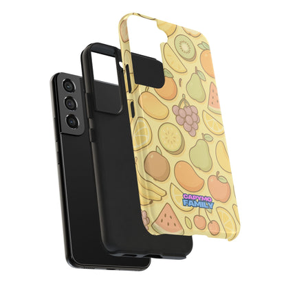 Capymo Family Kawaii Fruit Phone Case – Cute Aesthetic iPhone Cover with Citrus & Summer Vibes - Capymo Family