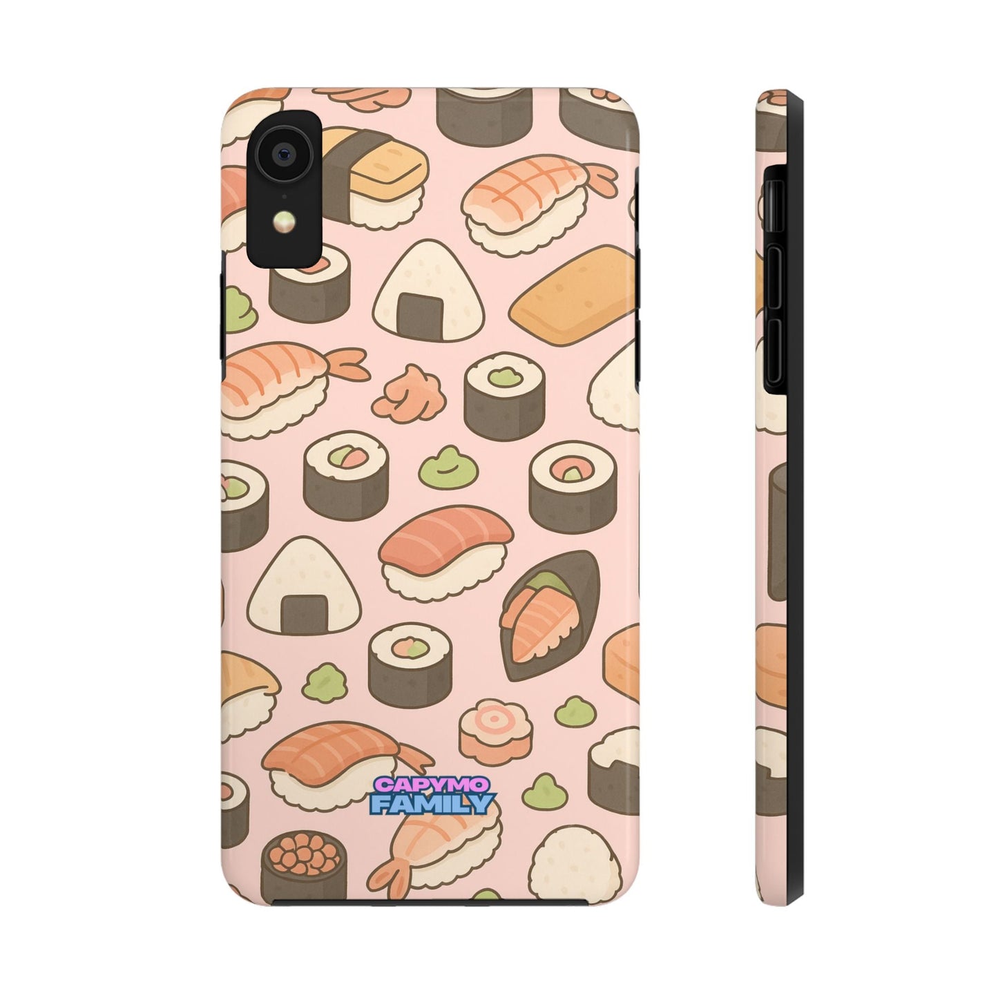 Capymo Family Kawaii Sushi Phone Case – Cute Sushi Pattern Phone Case - Capymo Family