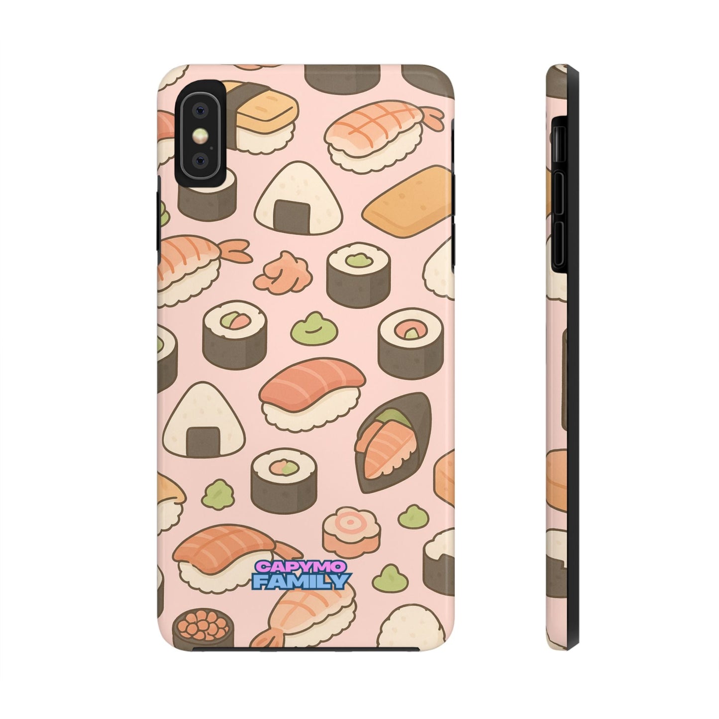 Capymo Family Kawaii Sushi Phone Case – Cute Sushi Pattern Phone Case - Capymo Family