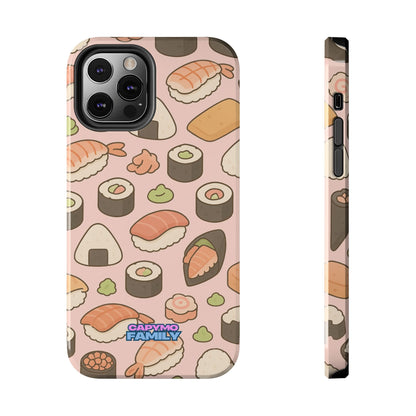 Capymo Family Kawaii Sushi Phone Case – Cute Sushi Pattern Phone Case - Capymo Family