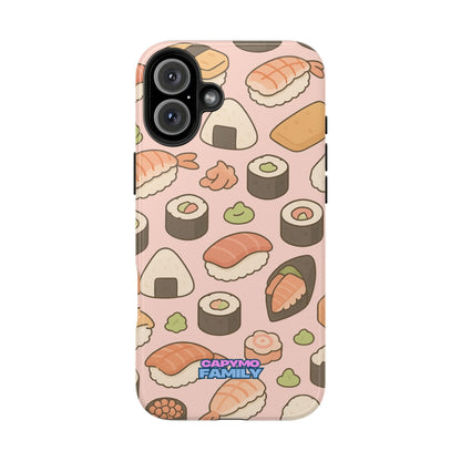 Capymo Family Kawaii Sushi Phone Case – Cute Sushi Pattern Phone Case - Capymo Family